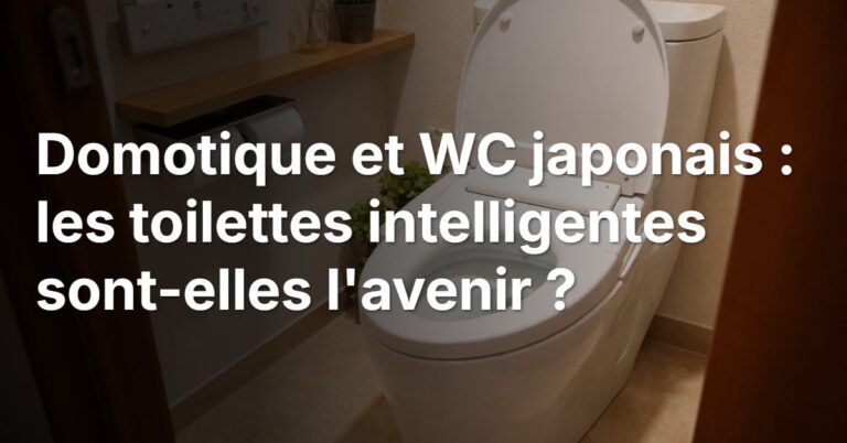 Domotique et WC japonais : les toilettes intelligentes sont-elles l&rsquo;avenir ?